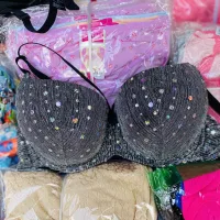 Big Cup Bra (stone + bling)