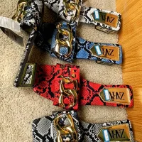 Z SNAKE SKIN SLIPPERS