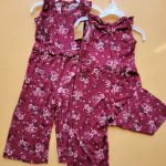 Flowered Jumpsuit for Girls