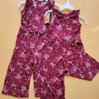 Flowered Jumpsuit for Girls